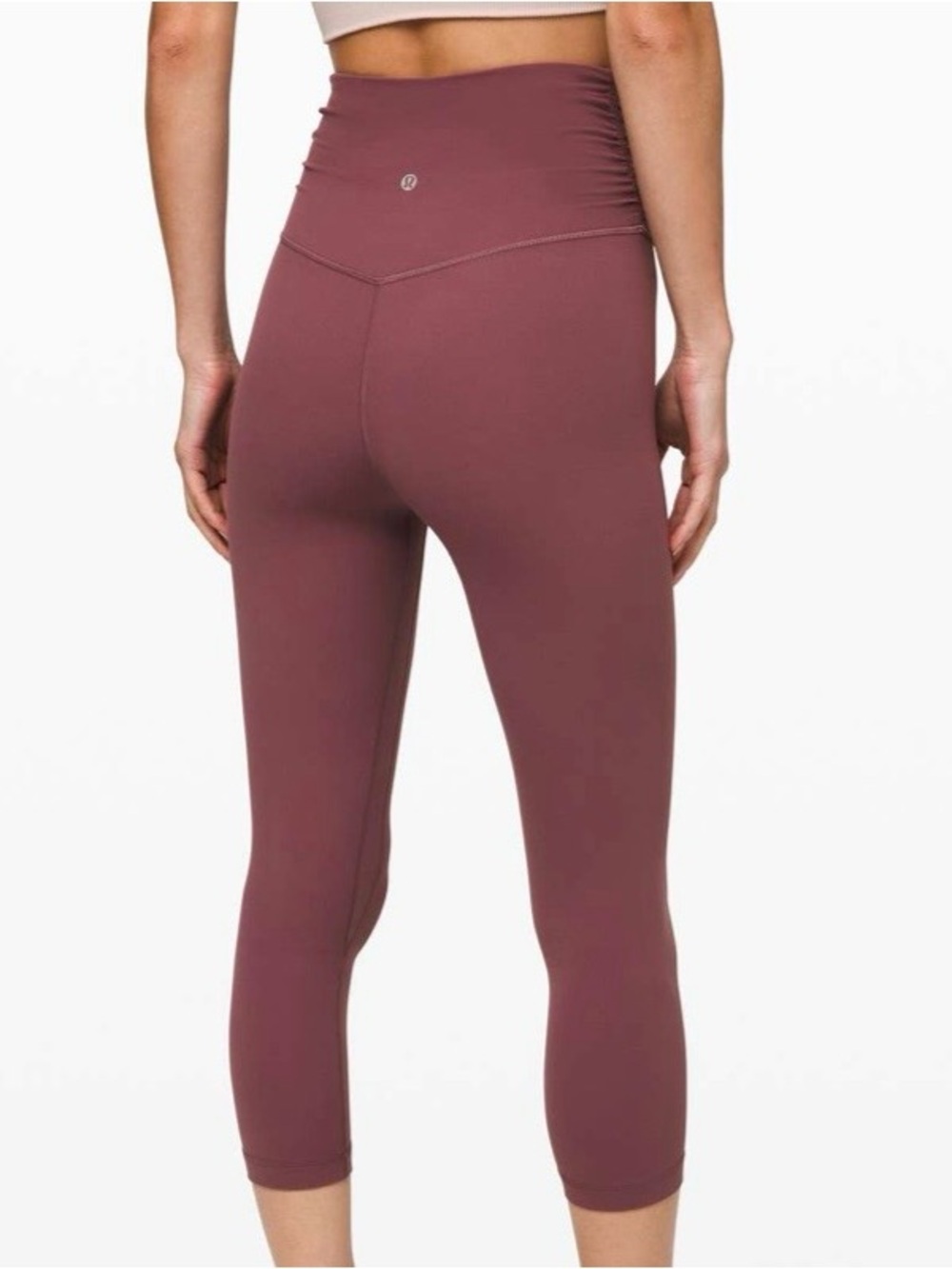 Lululemon Align High Rise Crop 21” Special Edition Cross Waist Size 6 NWT - Picture 2 of 8